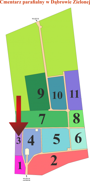 Brak mapy sektorowej