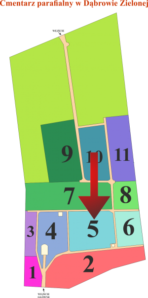 Brak mapy sektorowej