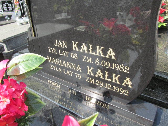 Marianna Kałka  Dąbrowa Zielona - Grobonet - Wyszukiwarka osób pochowanych