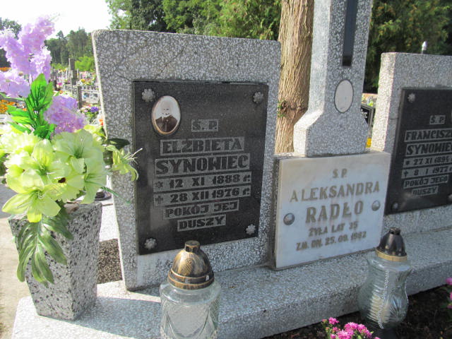 Elżbieta Synowiec 1888 Dąbrowa Zielona - Grobonet - Wyszukiwarka osób pochowanych