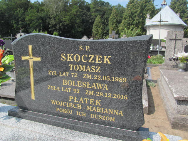 Bolesława Skoczek Dąbrowa Zielona - Grobonet - Wyszukiwarka osób pochowanych