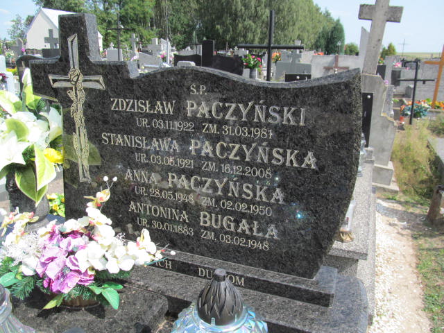 Anna Paczyńska 1948 Dąbrowa Zielona - Grobonet - Wyszukiwarka osób pochowanych